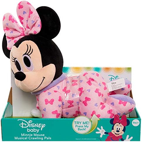 disney musical crawling minnie plush