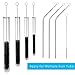 Xpassion Nylon Tube Brush Set Nylon Cleaning Brushes 20 Pieces for Drinking Straws Glasses Keyboards Jewelry Cleaning,Antistatic Brushes,Beaker Cleaning Brushes
