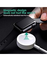 Uoeos - Cargador inalámbrico 2 en 1 para Apple Watch y iPhone, 4.9 ft, cable de carga portátil compatible con Apple Watch Series 4 3 2 1 y iPhone XR XS XS Max X 8 8Plus Apple Watch Charger