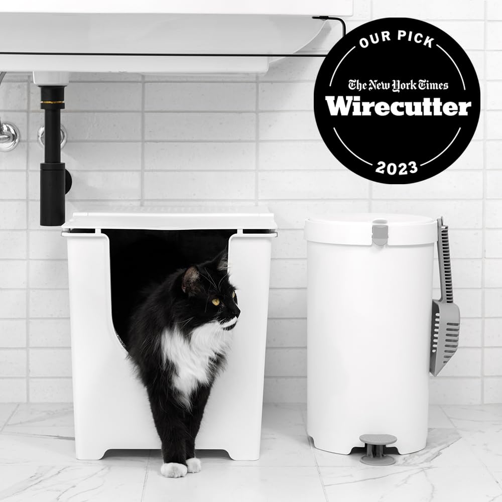 Modkat Flip Litter Box Includes Scoop and Reusable Liner (White) Pricepulse