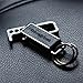GlowGeek key chain bottle opener 2 in 1 with 5 Extra key rings and gift Box heavy duty car keychain for Man and Women