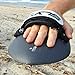 Slyde Handboards SLYDE Hawaiian Bula Carbon Shorebreak Specialty Body Surfing Hand Board/Handplane with Camera Attachment, Lightweight and Travel Friendly (Carbon Black)