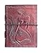 QualityArt Handmade Leather Journal Diary Mother's Day Gift Embossed Mermaid Poetry Book Travel Artist 6X4 Christmas gifts
