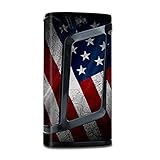 Skin Vinyl Decal for Smok Alien 220W TC Vape Mod / with Grip-Guard Technology stickers skins cover/ American Flag distressed