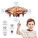 WEW Flying Toy Drones for Kids Gifts, Hand Operated Mini Drone Helicopter, Upgrade 6 Magical Sensors Levitation UFO Drone Gift Kids Toys for Boys and Girls - Gold