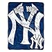 The Northwest Company MLB New York Yankees Micro Raschel Throw Blanket, 46
