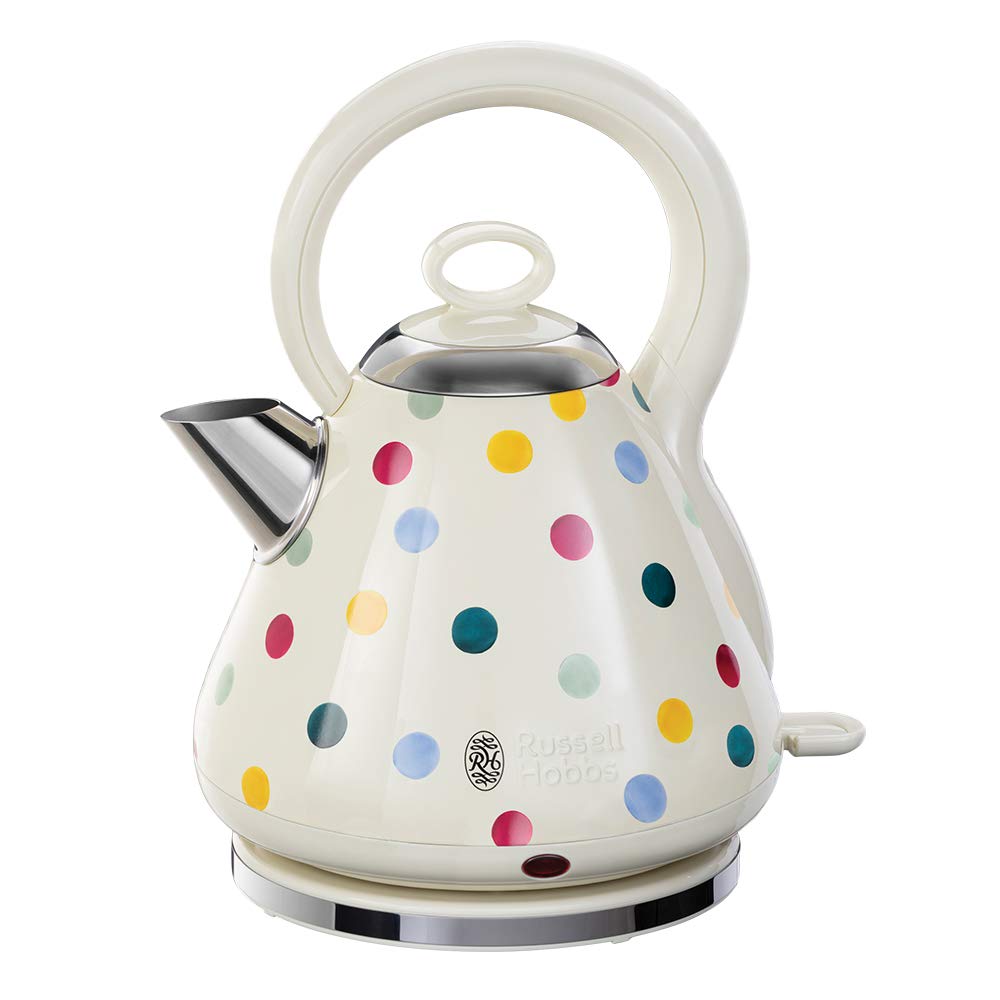 Russell Hobbs Emma Bridgewater Kettle, Polka Dot Cordless Electric Kettle, Polka Dot, Kettle
