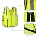 XSHIELD XS0008,High Visibility Safety Vest with Silver Stripe,ANSI Class Unrated,Universal Size (1, Yellow)