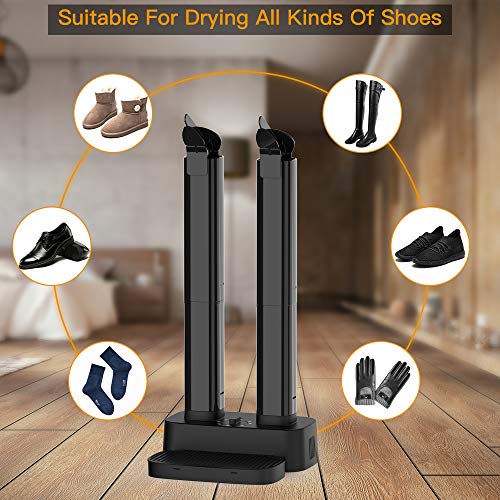 Teletrogy Electric Shoe And Boot Dryer With Timer and Heat blower