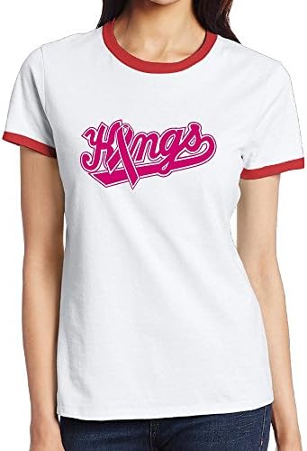 USWL Kings Logo CONTRAST COLOR Women T-Shirt 100% Cotton Arts Crafts&Sewing Clothing Tshirt Female Pre-cotton Red XX-Large