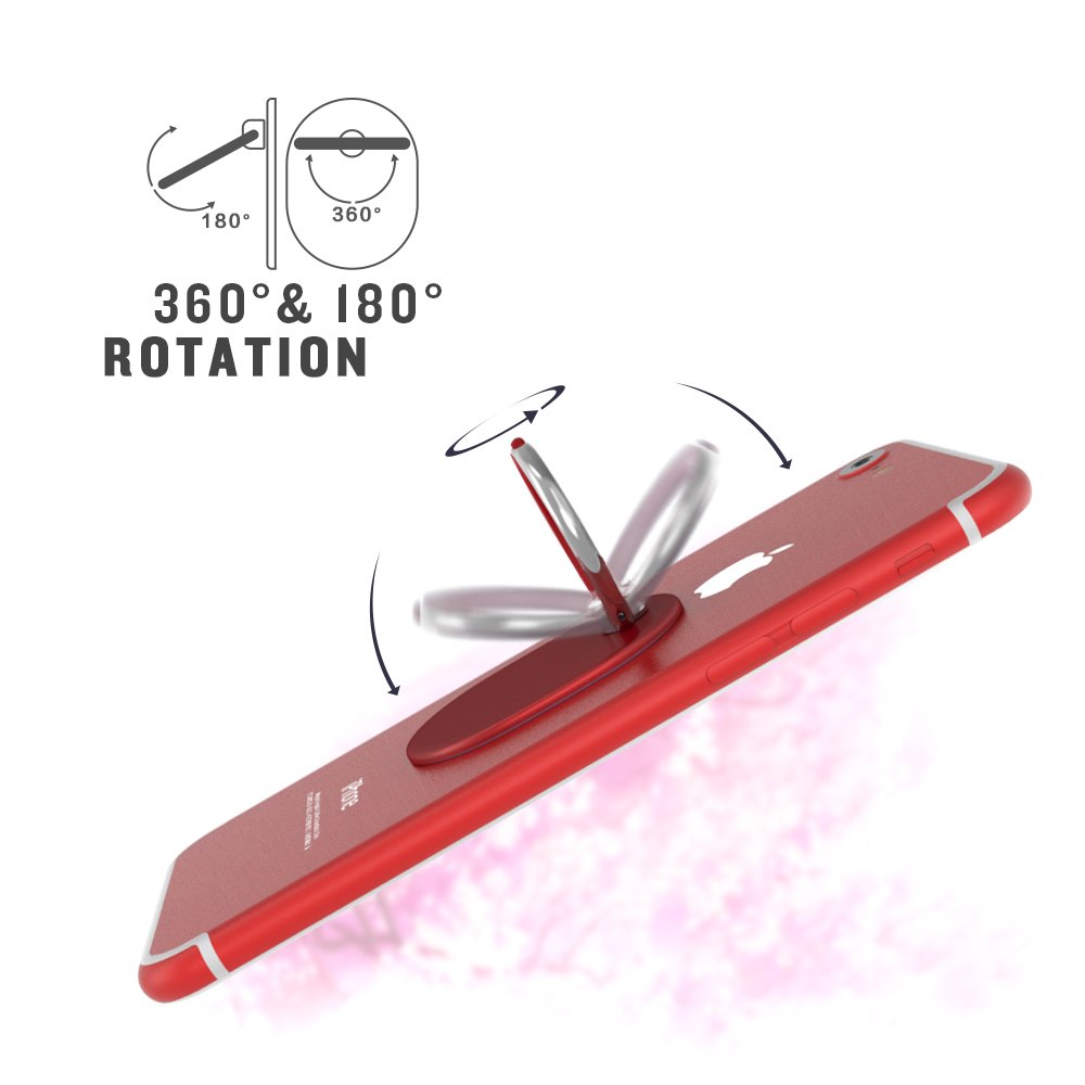 Cellphone Ring Stand Holder Adjustable Ring Bracket Kickstand Phone Hand Grip Smartphones Tablets Mobilephone Contain Magnetic Metal for Car Mount