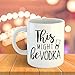 Amandir Birthday Christmas Favorite Child Gave Me This Funny Mug Dad Mom Gifts from Daughter Son 11oz White Coffee Cup for Women M, model-g160