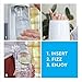 SodaStream Fizzi One Touch, Sparkling Water Maker, White