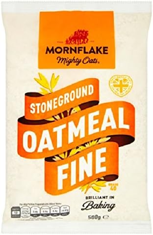 Mornflake Fine Oatmeal Stoneground 500 g (Pack of 12)