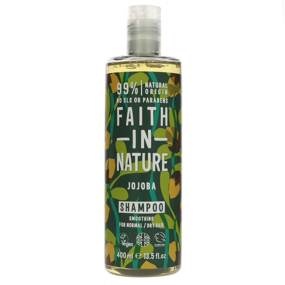 FAITH IN NATURE Jojoba Shampoo 400ml (PACK OF 3)
