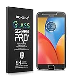 BONUM Motorola Moto E4 Screen Protector,BIUZKO 9H Hardness Scratch Resistant Anti-Fingerprint Bubble-free Install Tempered Glass Screen Protector - 2 Piece