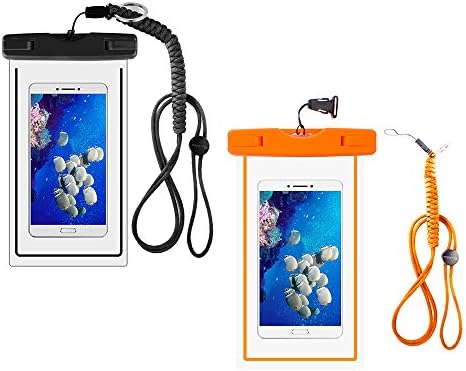 Waterproof Case Dry Bag Cell Phone Pouch With Military Lanyard Strap For Kayaking Skiing Sledding Boating Surfing For iPhone 6 6S Plus 5S SE Samsung Galaxy S7 S6 S5 S4, Note 5 4, LG G4 G5 G3