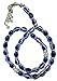 Prayer Worry Beads Tasbeeh Sibha Sebha Subha Masbaha Misbaha Tasbih Hamsa Blue Evil Eye Islamic Muslim Islam 33 Bead Salah Salat Rosary Zikr Dhikr Thikr Namaz 8mm Allah Muhammad Gift Eid Ramadan 325