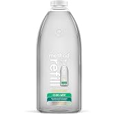 method Daily Shower Cleaner Refill, Eucalyptus Mint, 68 fl oz | Removes Soap Scum, Grime &amp; Stains, For Use on Showers, Tubs, Tile, Glass &amp; Fixtures, Dissolves Right Away, 2.5X Refill