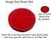 Spin-Scrub Drill Brush Scrub Pad with Drill Attachment - Spin Scrubber for Tile, Sink, Water Spot, Fiberglass Tub, Vinyl Floor - Non-Scratch - Bathroom Scrubber Attachment For Drill (6-Pack)