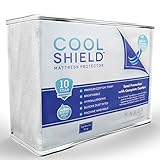 Cool Shield No Allergy Waterproof Mattress Protector - Breathable Terry Cover Protects Against Dust Mites, Allergens, Bacteria, Mold and Fluids - See Reviews - Machine Washable Mattress Protector - Best 10-yr Guarantee - Size: California King (72 in x 84 in)