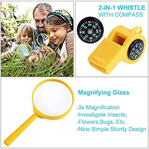 2 INNOCHEER+Paleontologist+Magnifying+Hand+Crank+Flashlight