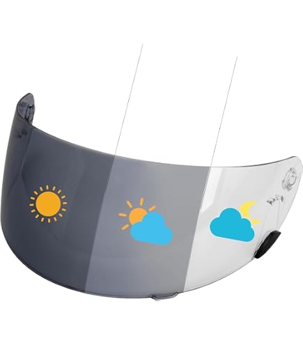 BELL ClickRelease Shield, Photochromic, One Size : Automotive