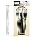 9 Pieces Artist Paint Brushes Nylon Angled Flat Paint Long Handle Value Set for Oils, Acrylic, Gouache & Watercolor Painting-Lightwish (Angled Flat Paint)