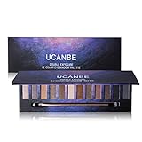 Professional Matte Shimmer Eye Shadow Palette  12 Highly Pigmented Neutral Nude Shades with EyeShadow Blending Applicator Ucanbe (edition 3)