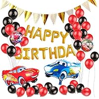 Mua 男の子のための誕生日パーティーの装飾ハッピーバースデーバルーン建設誕生日パーティー用品ハッピーバースデーバナー建設車両消防車フォイルバルーン 58個 Tren Amazon Nhật Chinh Hang Fado