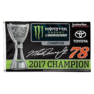 Martin Truex Jr. 2017 NASCAR Champion Banner Flag