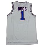 Bugs Bunny Space Jam Jersey White Basketball Jersey