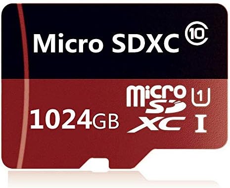 1024GB High Speed Micro SD Card Class 10 Memory Card with Free Adapter