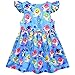 CRAZY GOTEND Toddle Girls Mermaid Nightgown Casual Dress(Light Blue,3-4 Years)