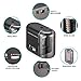 BOOCOSA Pencil Sharpener, BEST Heavy Duty Steel Blade, Electric Pencils Sharpener with Auto Stop for School Classroom Office Home - Precise Perfect Point Every time for Artists Kids Adults (0.8)