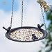 Kimdio Bird Feeder Hanging Tray, Seed Tray for Bird Feeders/Bird Bath, Outdoor Garden Backyard Decorative Great for Attracting Pet Hummingbird Feeder