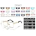 JOJO'S SECRET Oversized Square Sunglasses Metal Frame Flat Top Sunglasses JS009 (Gold/Transparent Red+Gold/Pink, 2.48)