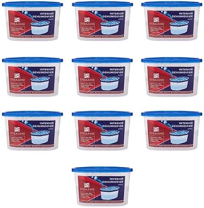 Straame Interior Dehumidifier Hydrophilic Crystals Reduces Damp Mildew