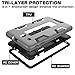 TOPSKY Compatible with Galaxy Tab E 9.6 Case, Three Layer Hybrid Heavy Duty Full-Body Shockproof Anti-Slip Protective Case,Grey/Black