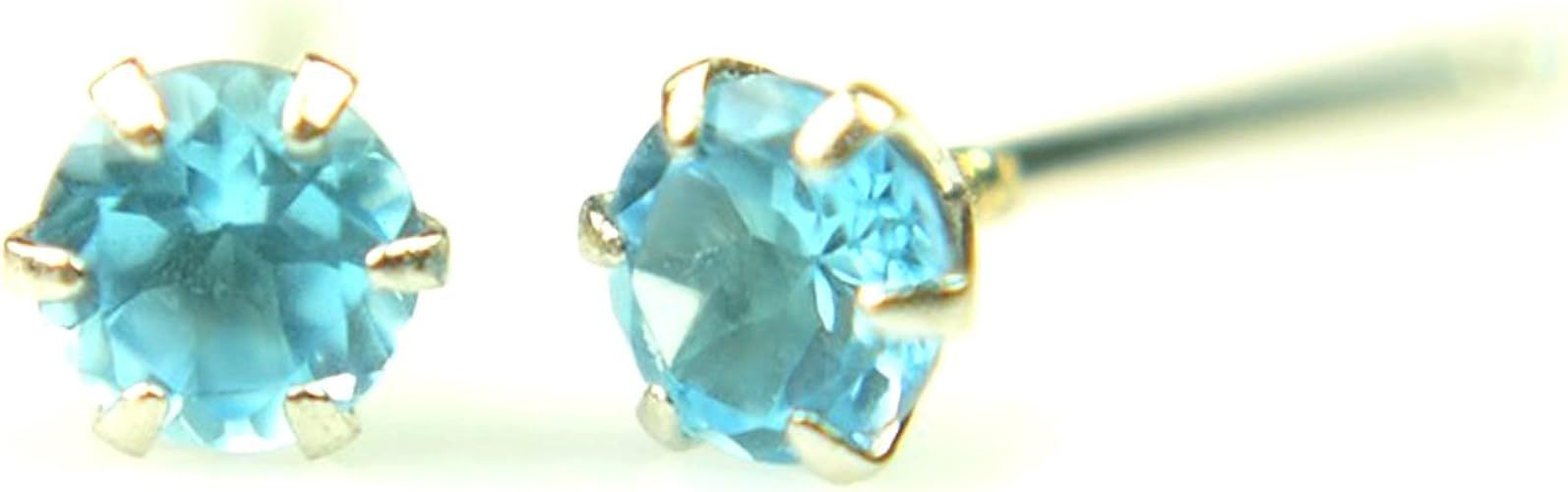 Amazon Pt900プラチナ天然ブルートパーズピアス 1ペア 両耳販売 ブルートパーズ ピアス プラチナ ピアス プラチナピアス Pt900 Pt900 Yokomountain ピアス 通販