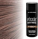 FIXXIE Hair Fibres Medium Brown 27.5g Bottle Hair Thickener Keratin view 2