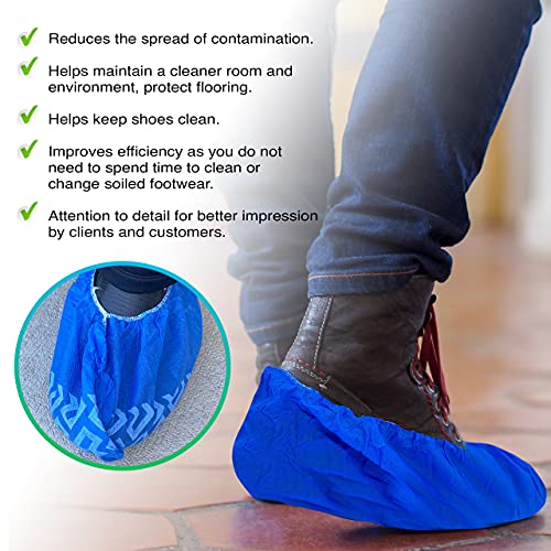 sleevee Premium Shoe Covers Disposable 100 Pack (50 Pairs