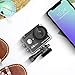 DBPOWER 4K Action Camera 12MP Ultra HD Waterproof Sports Cam with Built-in WiFi 170 Degree Wide Angle Lens 2 Inch LCD Screen Plus 1050mAh Rechargeable Battery (Camera+Accessories)