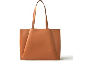 APRYL Laptop Tote Bag for Women 15.6 Inch - Large Work Bags with Zip Compartments - PU Leather Office Purse Computer Briefcase