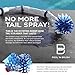 The Original Pool'N Brush Sweep Hose End Tail Scrubber / Brush (Foam replacement) for Polaris/Pentair Pool Cleaner . - No Splash!
