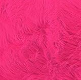 Shannon Faux Fur Luxury Shag Hot Pink