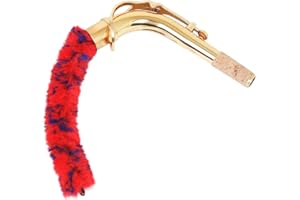 ZJCHAO Saxophone Bend Neck Cleaning Rod Sax Neck Cleaner for Alto Tenor Saxophone Neck