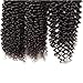 Beauty Forever Hair Brazilian Curly Virgin Hair 3 Bundles Weave with 3 Part Lace Closure for Women Natural Color Unprocessed Human Hair Extensions 10 12 14+ 10closure
