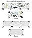 Sweet Jojo Designs 9-Piece Navy Blue and Green Modern Dinosaur Baby Boys or Girls Crib Bedding Set with Bumper