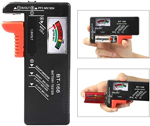 SORFHOUR Battery Tester for AA AAA AAAA 9V 3V D Cell C Cell Batteries